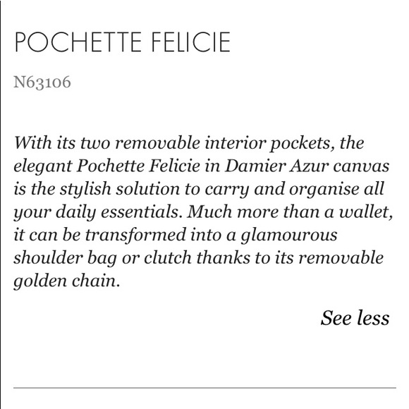 •Louis Vuitton• epi Pochette Felicie Rose Ball.. - Picture 7 of 8